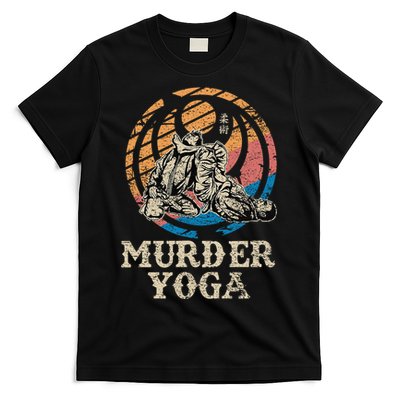 Funny Murder Yoga Brazilian Jiu Jitsu BJJ MMA T-Shirt