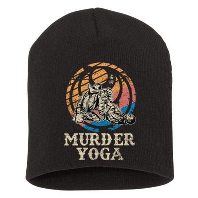 Funny Murder Yoga Brazilian Jiu Jitsu BJJ MMA Short Acrylic Beanie