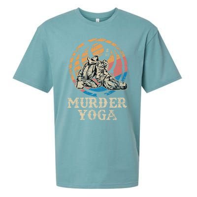 Funny Murder Yoga Brazilian Jiu Jitsu BJJ MMA Sueded Cloud Jersey T-Shirt