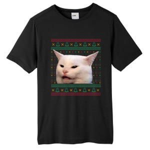 Funny Meme Yelling Christmax Tall Fusion ChromaSoft Performance T-Shirt