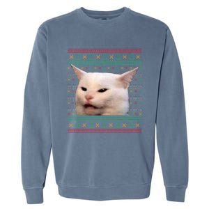 Funny Meme Yelling Christmax Garment-Dyed Sweatshirt