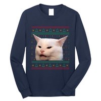 Funny Meme Yelling Christmax Long Sleeve Shirt