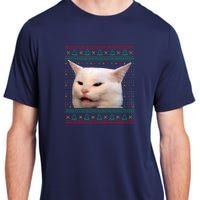 Funny Meme Yelling Christmax Adult ChromaSoft Performance T-Shirt