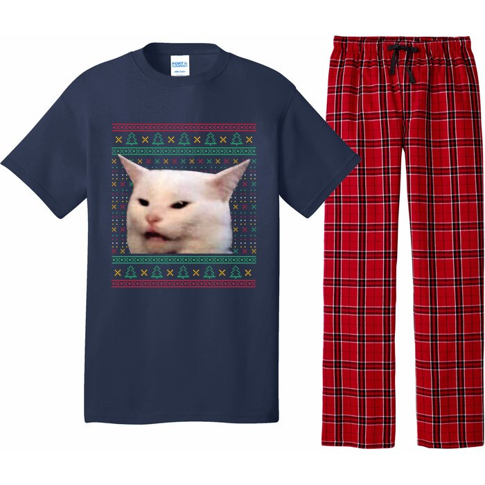 Funny Meme Yelling Christmax Pajama Set