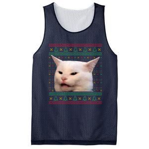 Funny Meme Yelling Christmax Mesh Reversible Basketball Jersey Tank