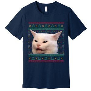 Funny Meme Yelling Christmax Premium T-Shirt