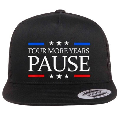Four More Years Pause Joe Biden Funny Biden Quote Saying Flatbill Hat