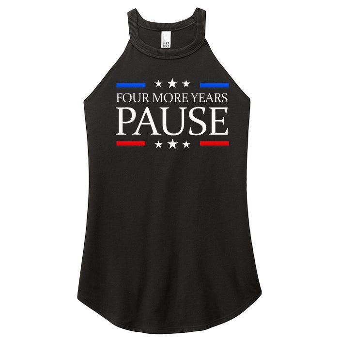 Four More Years Pause Joe Biden Women’s Perfect Tri Rocker Tank