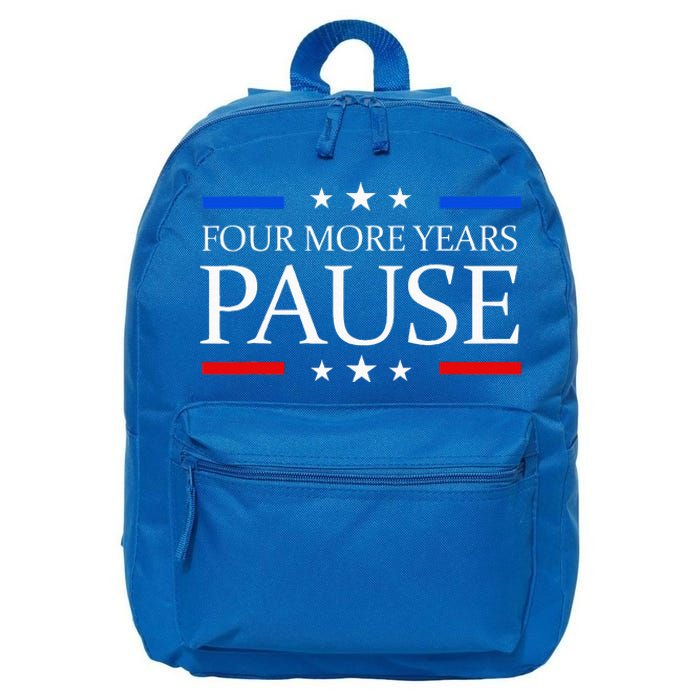 Four More Years Pause Joe Biden 16 in Basic Backpack