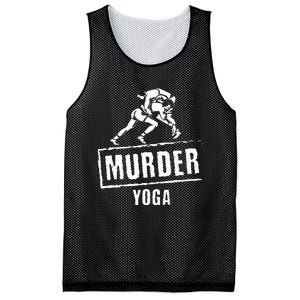 Funny Murder Yoga Fighter Wrestling Gear Wrestling Rules Mesh Reversible Basketball Jersey Tank