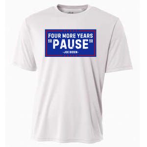 Four More Years Pause Joe Biden Funny Cooling Performance Crew T-Shirt