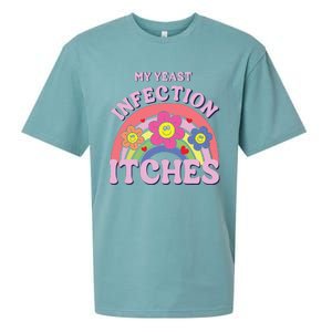 Funny My Yeast Infection Itches Sueded Cloud Jersey T-Shirt