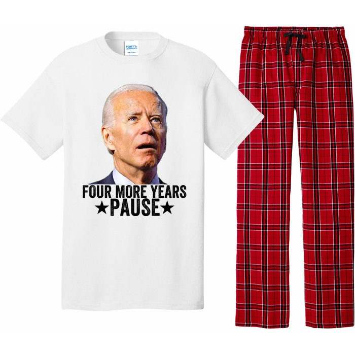 Four More Years Pause Joe Biden Pajama Set