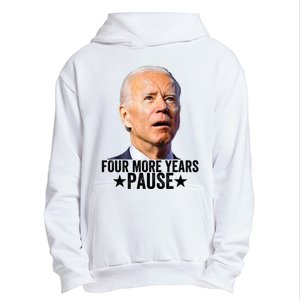 Four More Years Pause Joe Biden Urban Pullover Hoodie