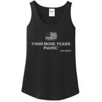 Four More Years Pause Joe Biden Ladies Essential Tank