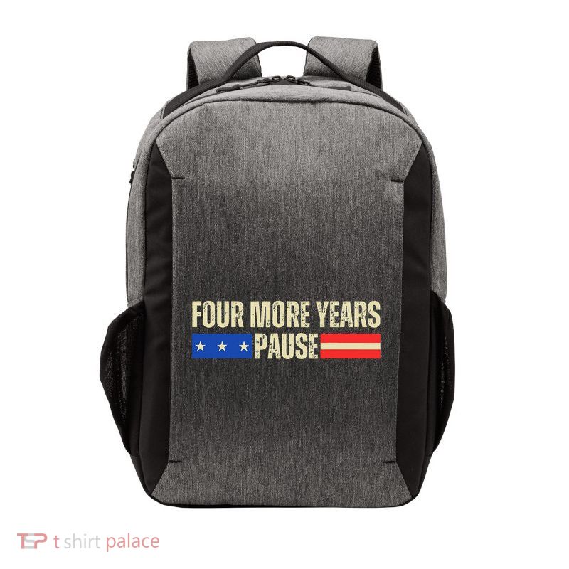 Four More Years Pause Vector Backpack