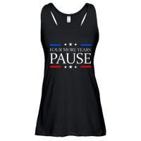 Four More Years Pause Joe Biden Funny Biden Quote Saying Ladies Essential Flowy Tank