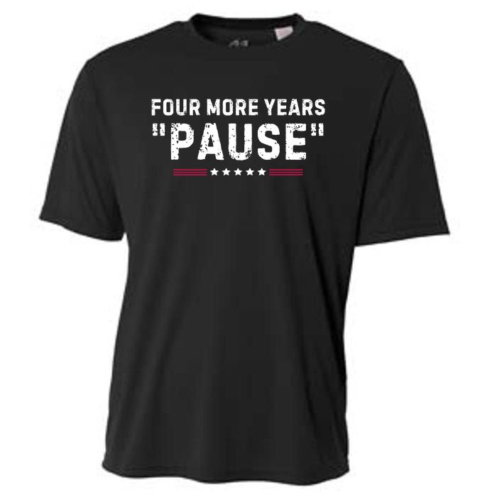 Four More Years Pause Funny Biden Quote Cooling Performance Crew T-Shirt