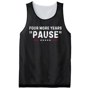 Four More Years Pause Funny Biden Quote Mesh Reversible Basketball Jersey Tank