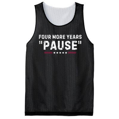 Four More Years Pause Funny Biden Quote Mesh Reversible Basketball Jersey Tank