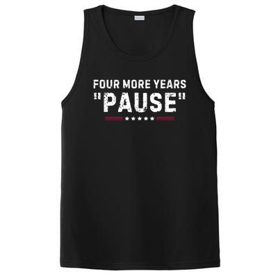 Four More Years Pause Funny Biden Quote PosiCharge Competitor Tank