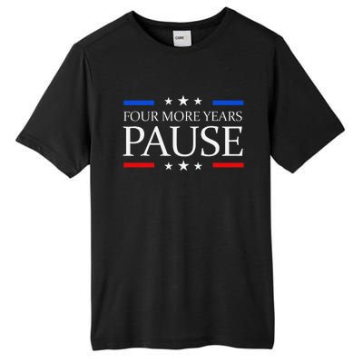 Four More Years Pause Joe Biden Funny Biden Quote Saying Tall Fusion ChromaSoft Performance T-Shirt