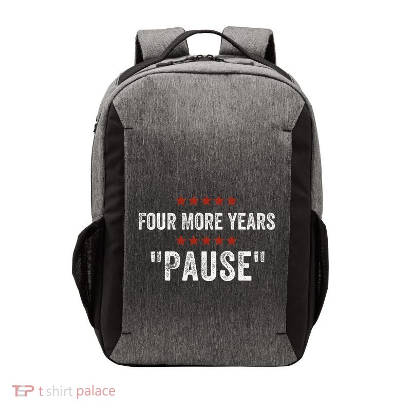 Four More Years Pause Cute Vector Backpack