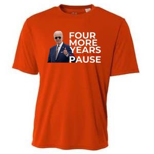 Four More Years Pause Joe Biden Cooling Performance Crew T-Shirt