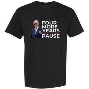 Four More Years Pause Joe Biden Garment-Dyed Heavyweight T-Shirt