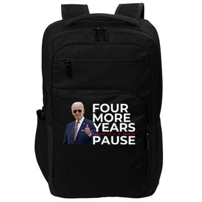 Four More Years Pause Joe Biden Impact Tech Backpack