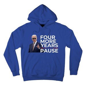 Four More Years Pause Joe Biden Hoodie