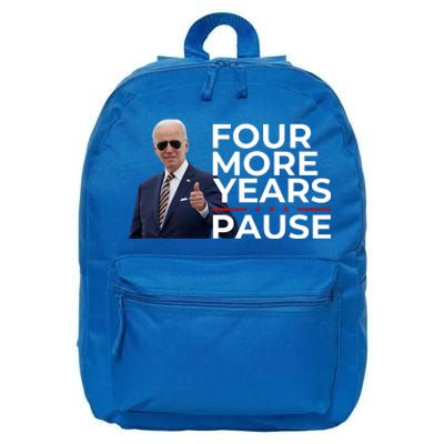 Four More Years Pause Joe Biden 16 in Basic Backpack