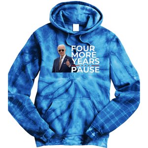 Four More Years Pause Joe Biden Tie Dye Hoodie