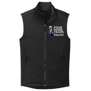 Four More Years Pause Joe Biden Collective Smooth Fleece Vest