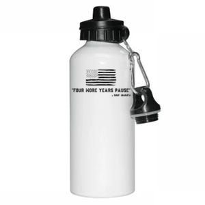 Four More Years Pause Joe Biden Funny Biden Quote Saying Aluminum Water Bottle