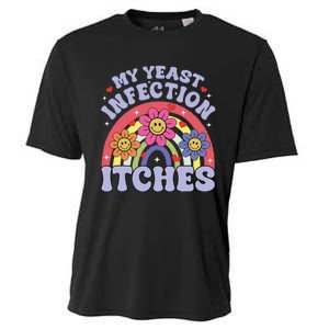 Funny My Yeast Infection Itches Cooling Performance Crew T-Shirt