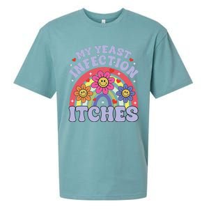 Funny My Yeast Infection Itches Sueded Cloud Jersey T-Shirt