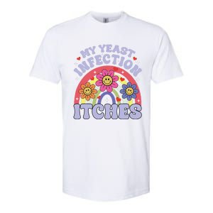 Funny My Yeast Infection Itches Softstyle CVC T-Shirt