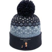 Four More Years Pause Funny Biden Quote The Baniff Cuffed Pom Beanie