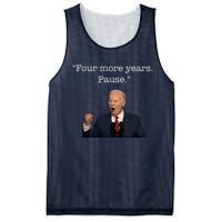 Four More Years Pause Funny Biden Quote Mesh Reversible Basketball Jersey Tank