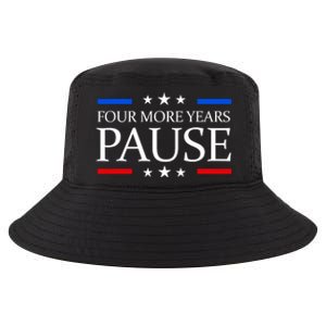 Four More Years Pause Funny Biden Quote Cool Comfort Performance Bucket Hat