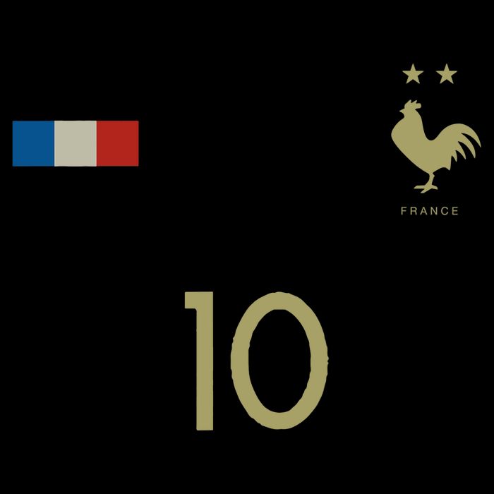 France Number 10 French Soccer Retro Football France Impact Tech Backpack