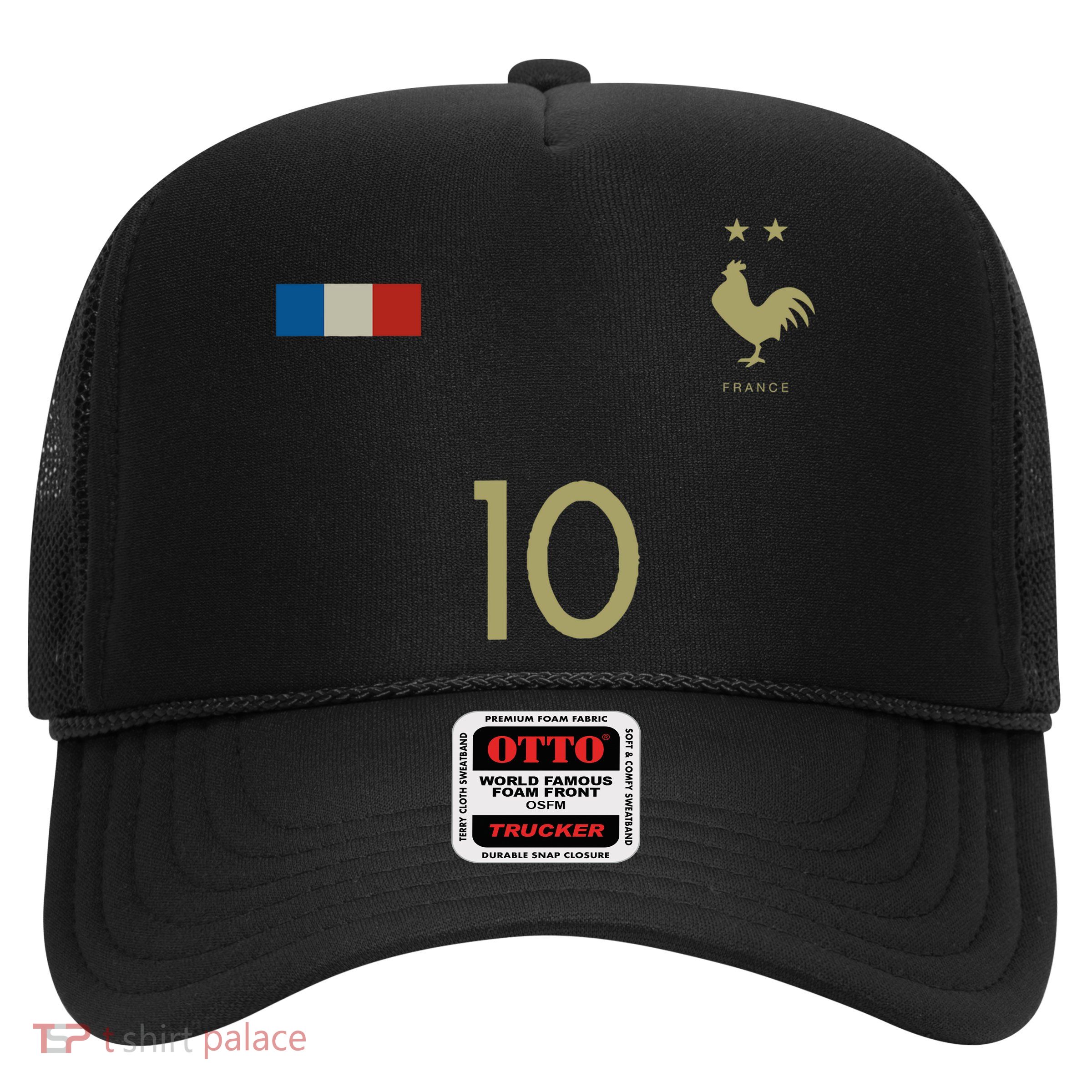 France Number 10 French Soccer Retro Football France Trucker Hat