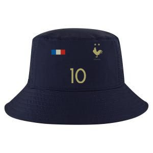 France Number 10 French Soccer Retro Football France Cool Comfort Performance Bucket Hat