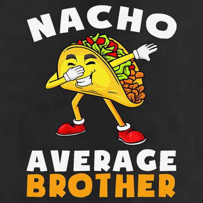 Funny Nacho Average Brother Cinco De Mayo Mexican 7 Panel Mesh Trucker Snapback Hat