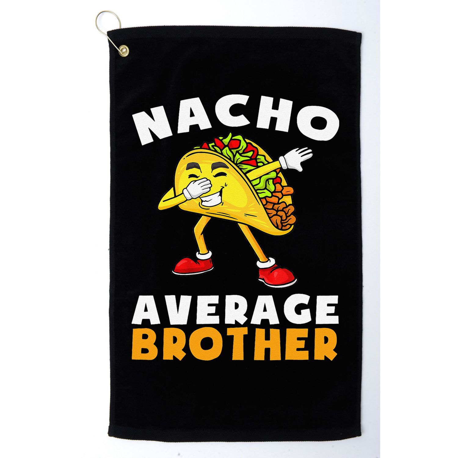 Funny Nacho Average Brother Cinco De Mayo Mexican Golf Towel