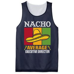 Funny Nacho Average Executive Director Gifts Mesh Reversible Basketball Jersey Tank