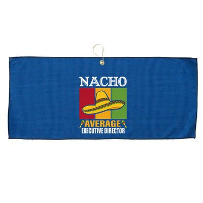Funny Nacho Average Executive Director Gifts Large Microfiber Waffle Golf Towel
