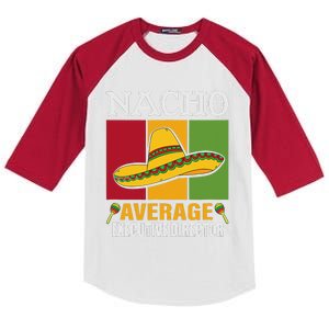 Funny Nacho Average Executive Director Gifts Kids Colorblock Raglan Jersey