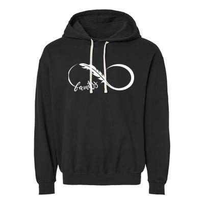 Family Native American Indigenous People Dreamcatcher Garment-Dyed Fleece Hoodie
